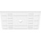 Ekena Millwork Beaux Architectural Grade PVC Ceiling Medallion, 36"W x 24"H x 3"ID x 12 1/2"C x 1"P, One-Piece CMP36X24BX-03000 - alternate 4
